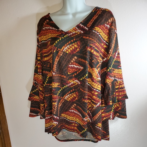 Ashley Stewart Multi-Color Shirt - Picture 3 of 3